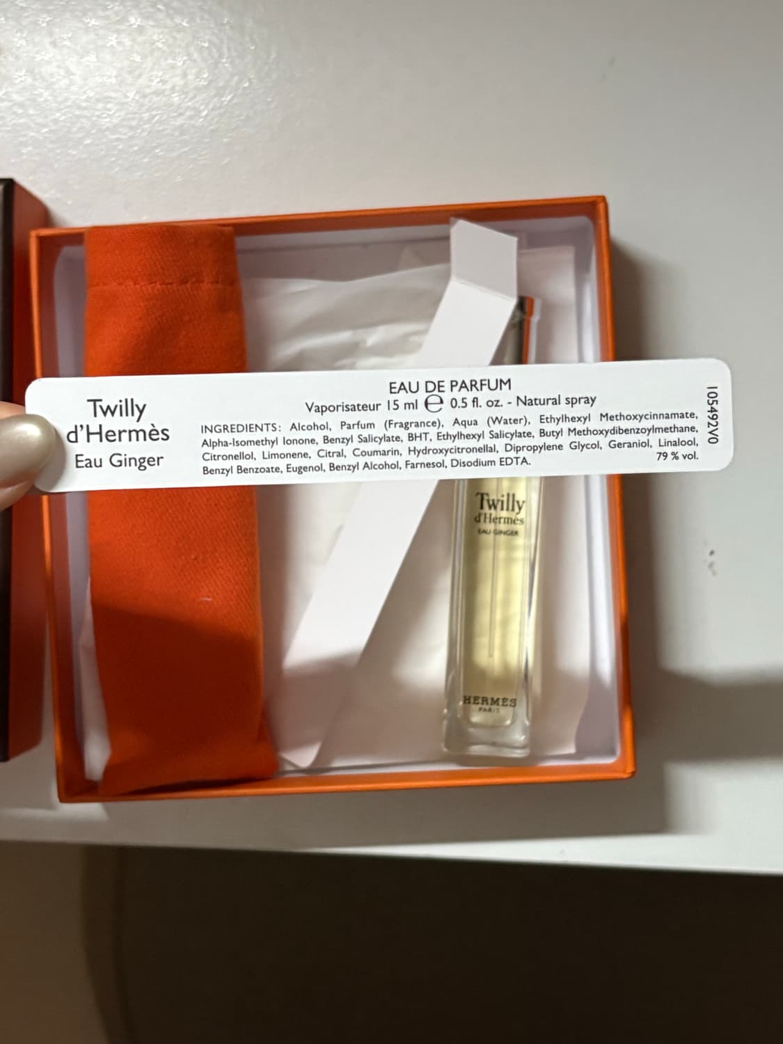 새상품)에르메스 향수 트윌리 데르메스 오 진저 오드퍼퓸 EDP 상품이미지4