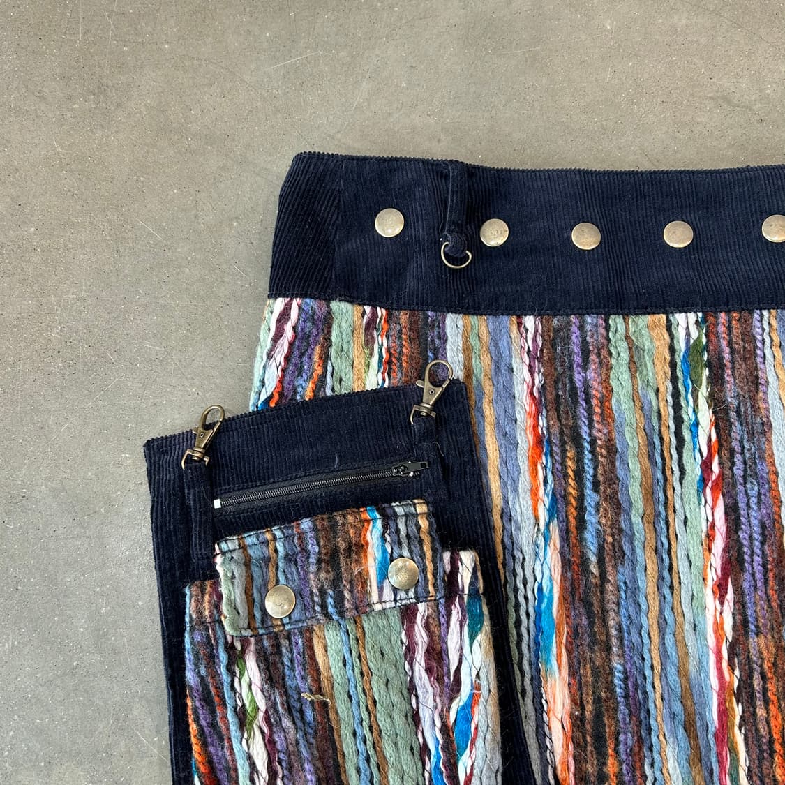 에스닉 빈티지 랩스커트 상품이미지3