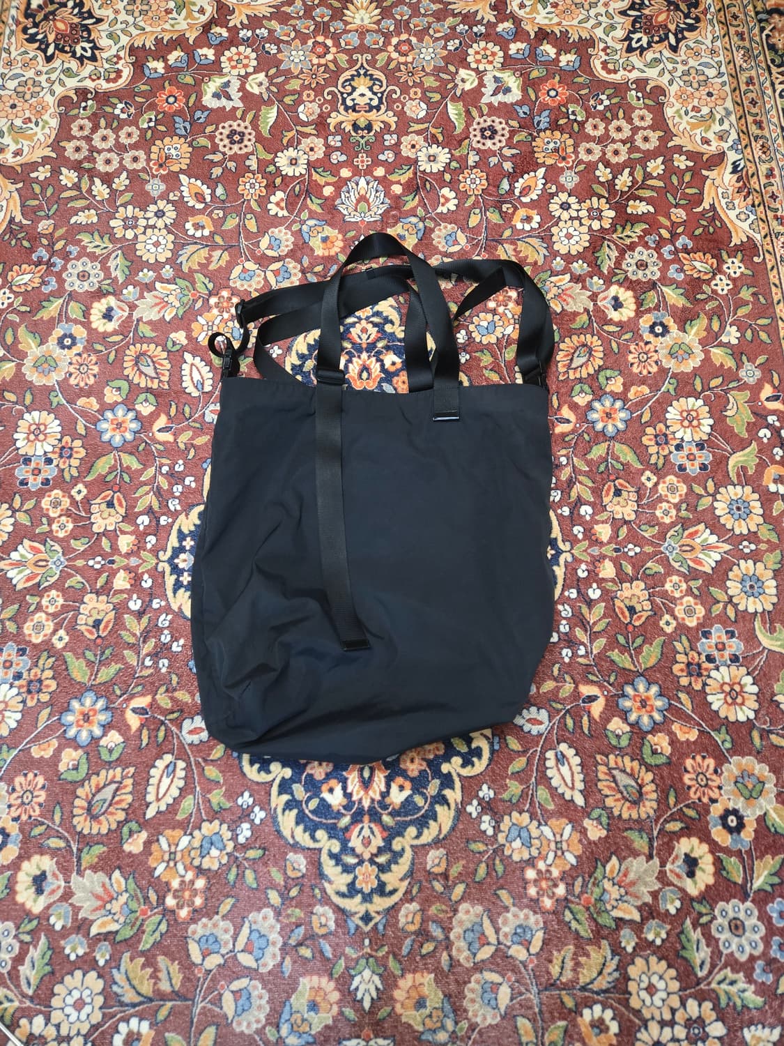 준지(Juun.J) 블랙 솔리드 투웨이 백 상품이미지4