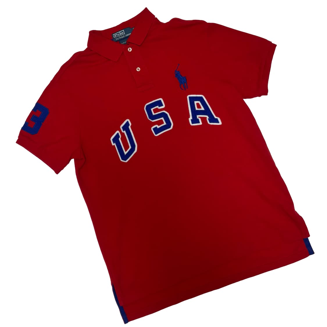 폴로 랄프로렌 USA 빅포니 커스텀 핏 카라티 상품이미지1