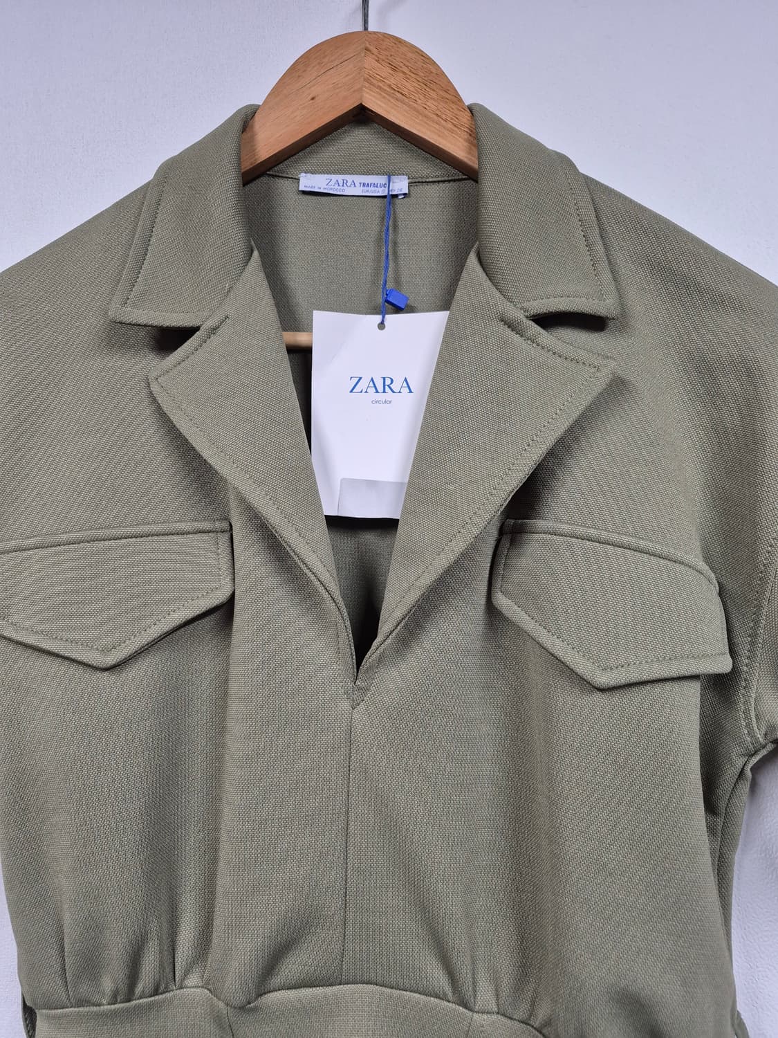 택새 자라  벨티드 반팔 원 상품이미지4