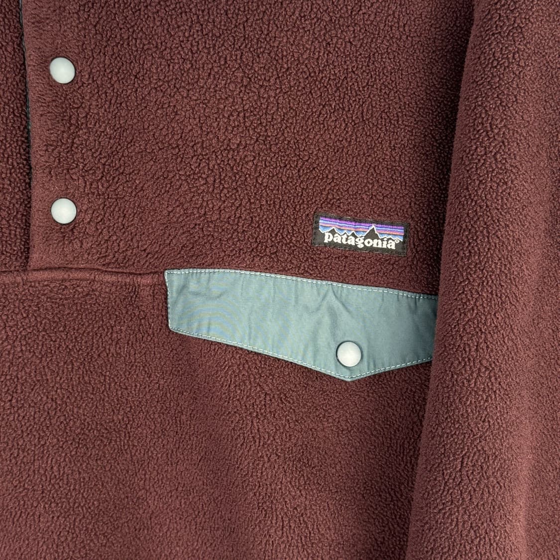 11FW 파타고니아 신칠라 스냅-T 브라운/그레이 콜롬비아 상품이미지5