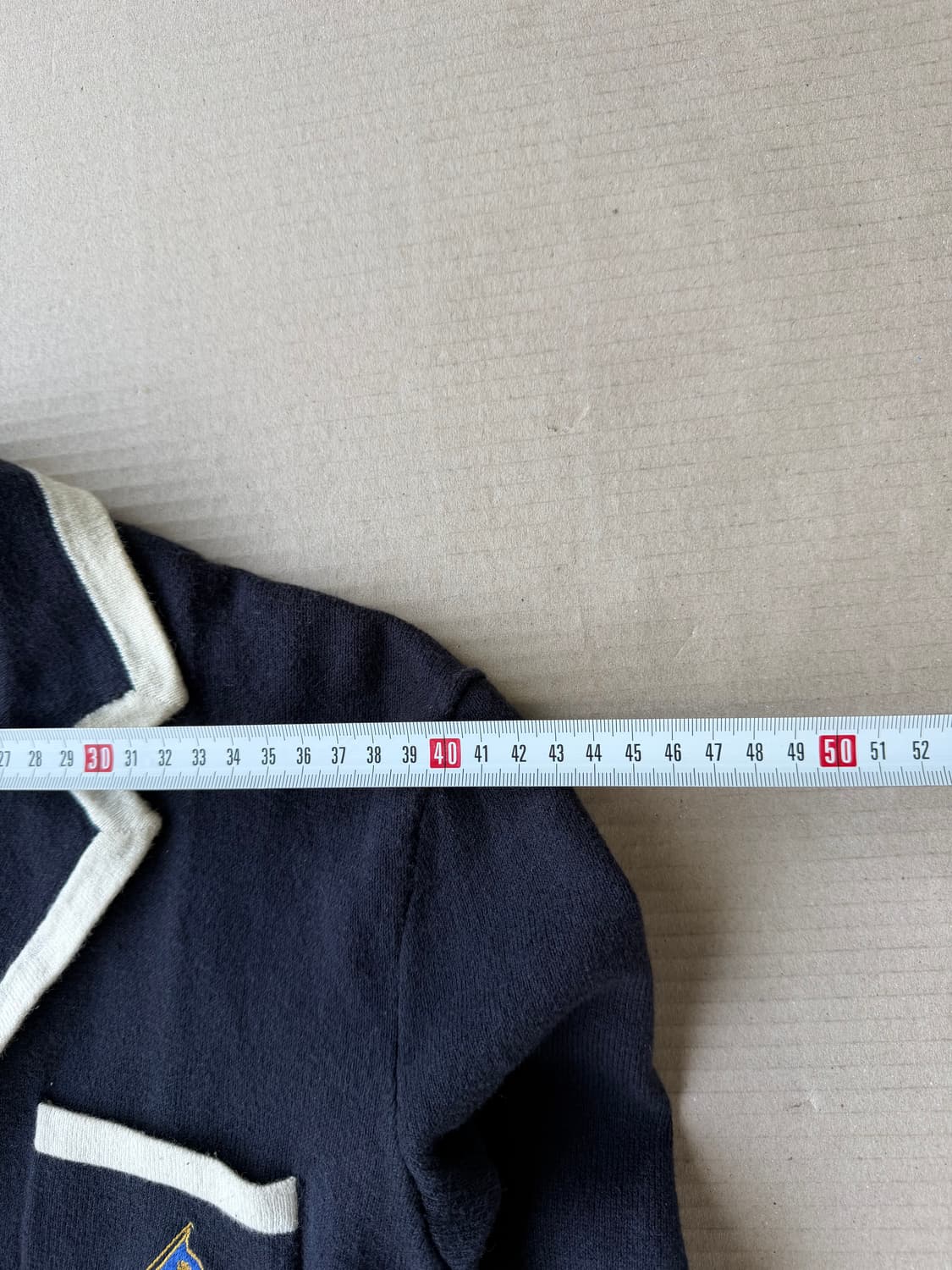 랄프로렌 네이비 파이핑 코튼 블레이저 상품이미지5