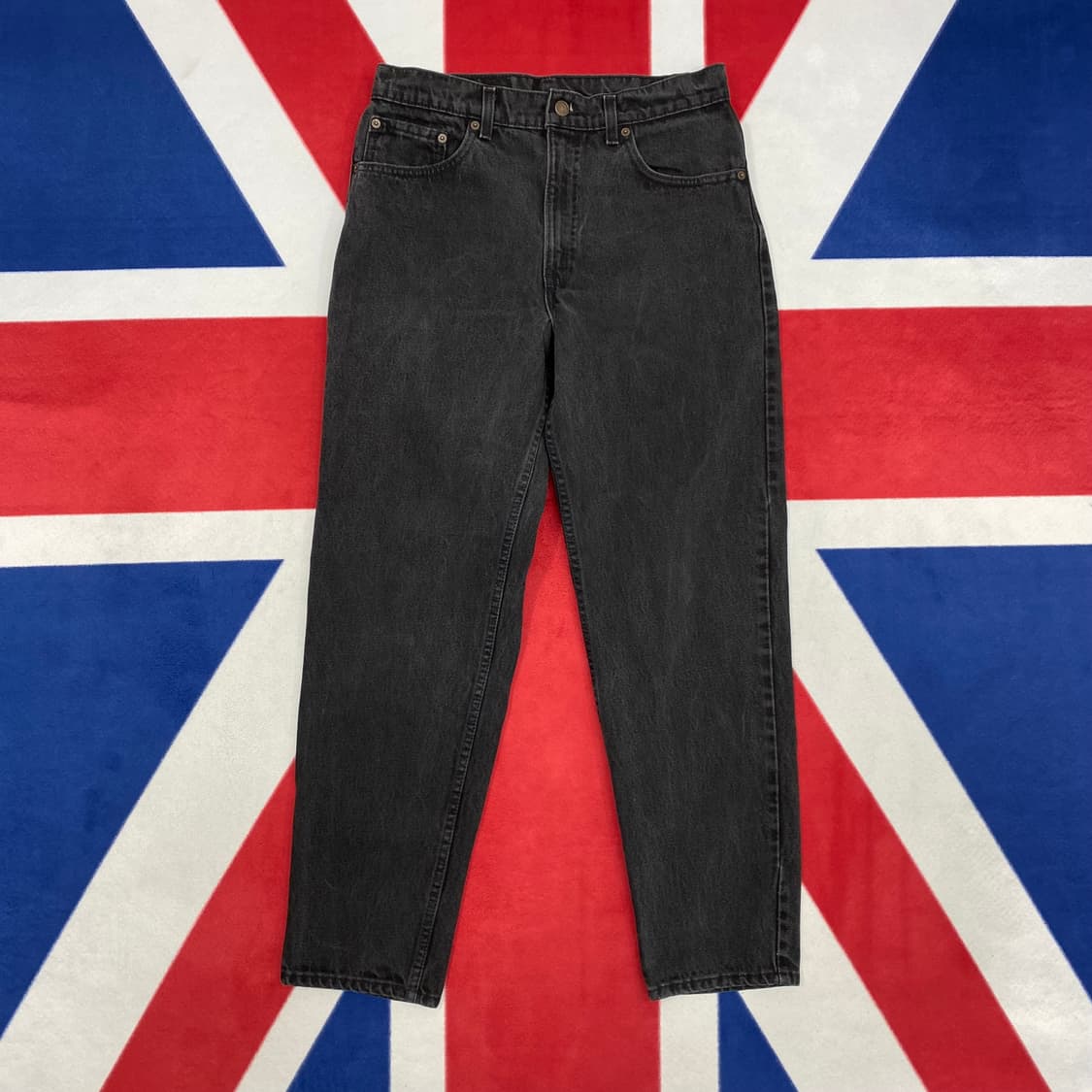 90s 리바이스 550테이퍼드 흑청 데님팬츠 33 상품이미지1