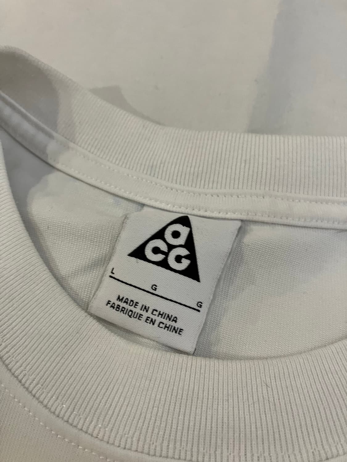 나이키 ACG 아이스 케이브 롱슬리브 티셔츠 화이트 상품이미지4