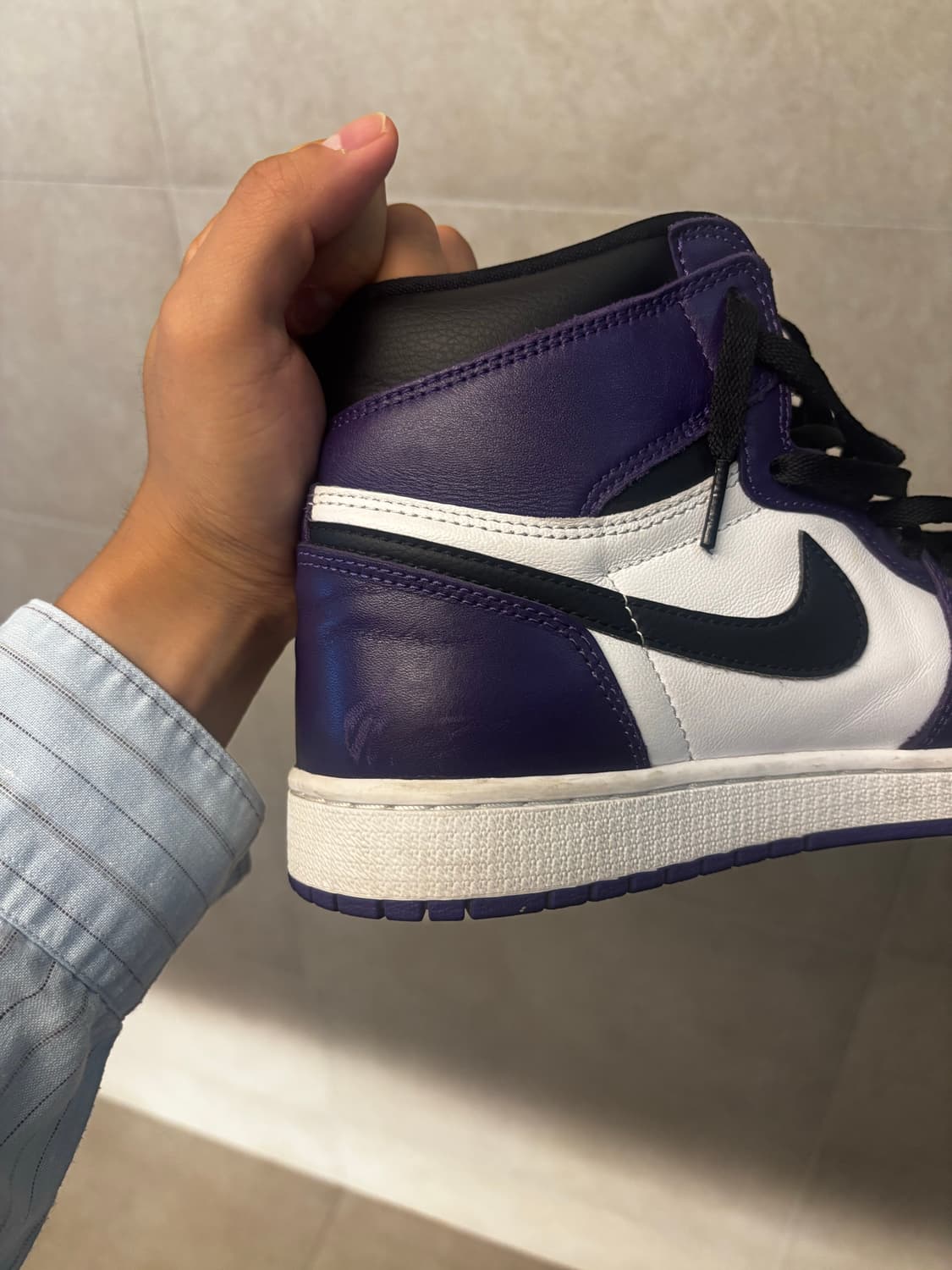 280) 나이키 조던1 레트로 하이 OG 코트퍼플 2020 상품이미지4