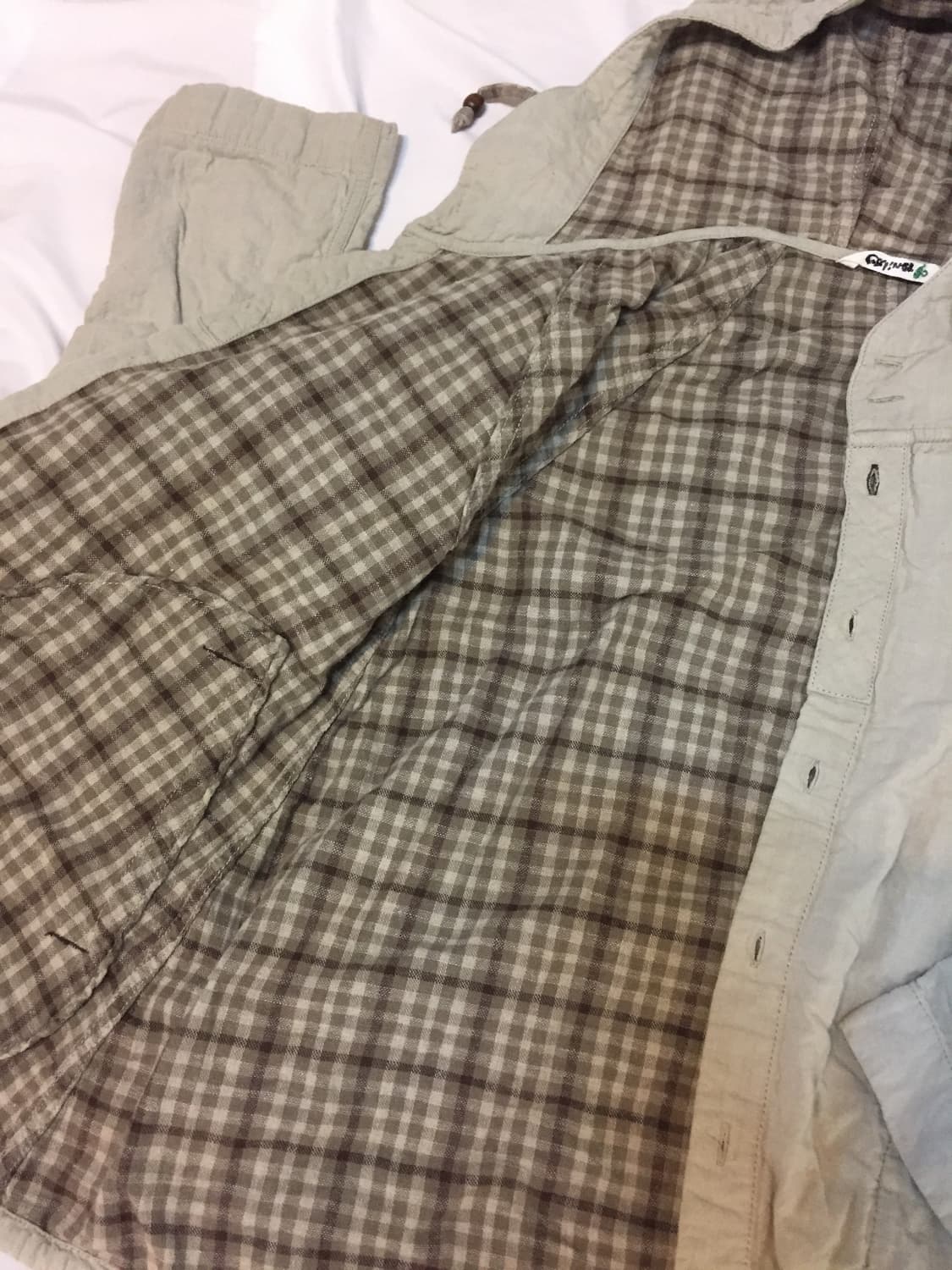 모리걸 체크 자켓 상품이미지6