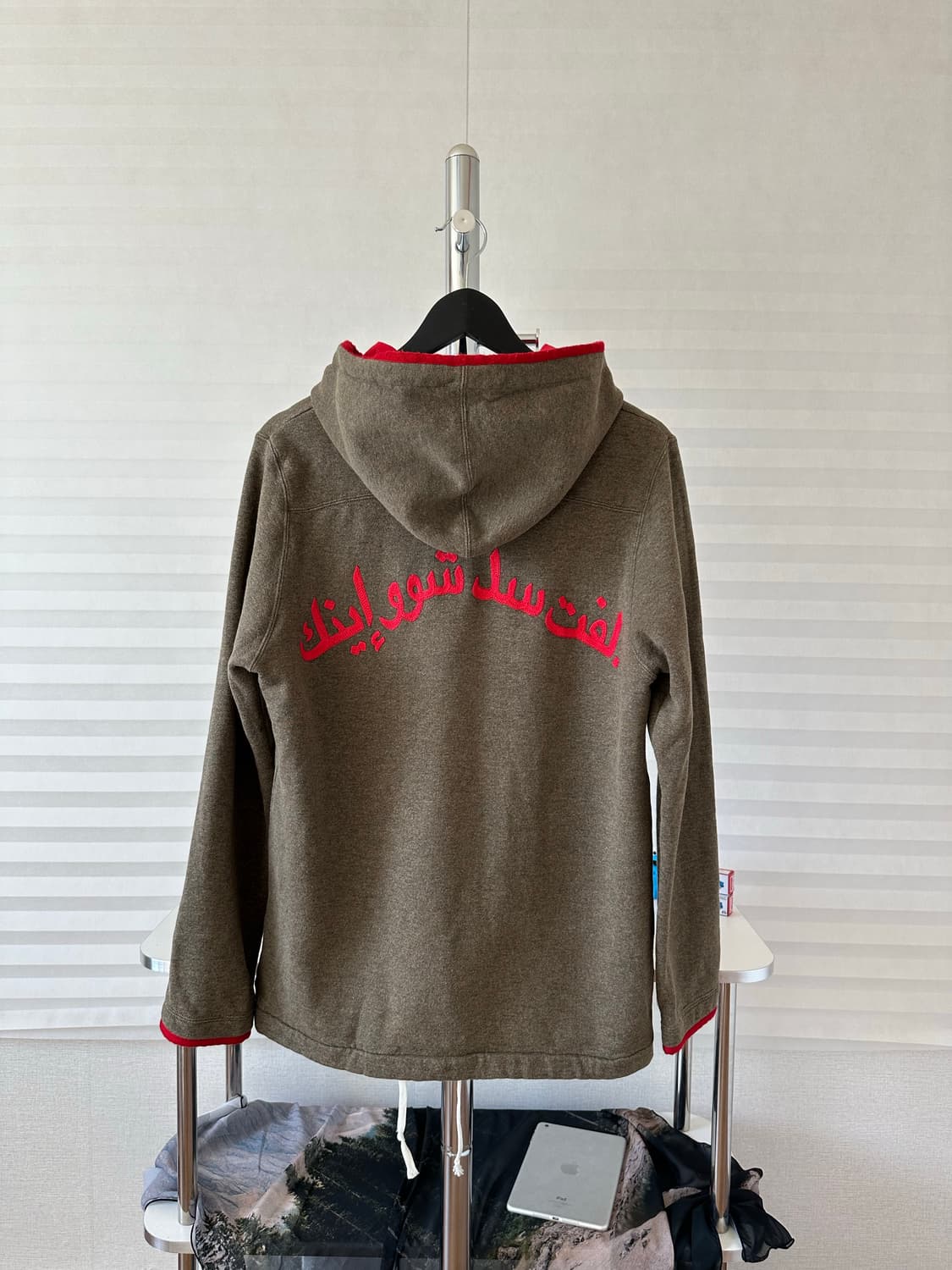 사스콰치패브릭스 아라빅 자수 후드집업 상품이미지8