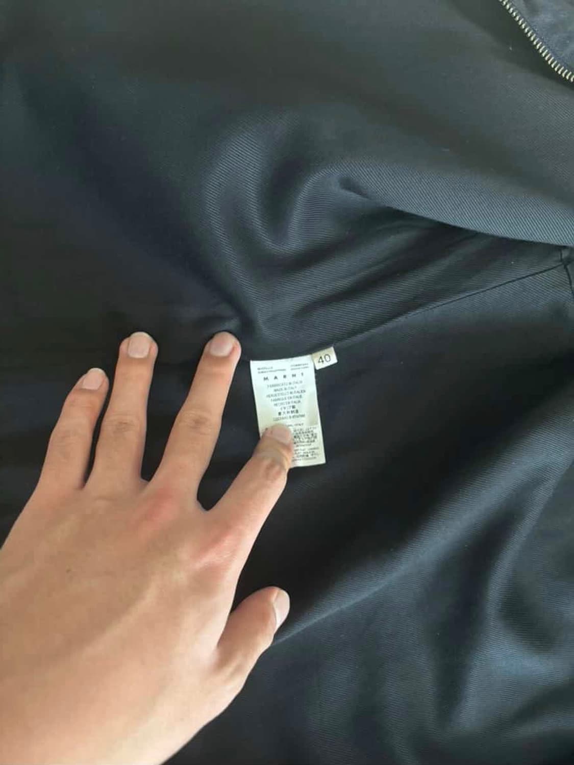 마르니 파이핑 크롭 집업 자켓 상품이미지4