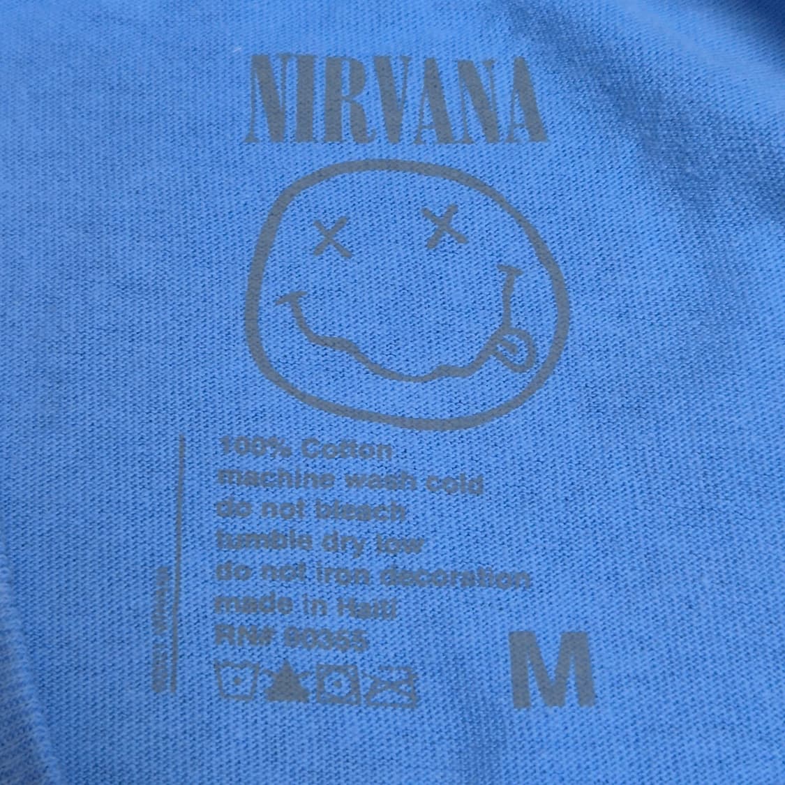 [M] 너바나 오피셜 티셔츠  -604 상품이미지4