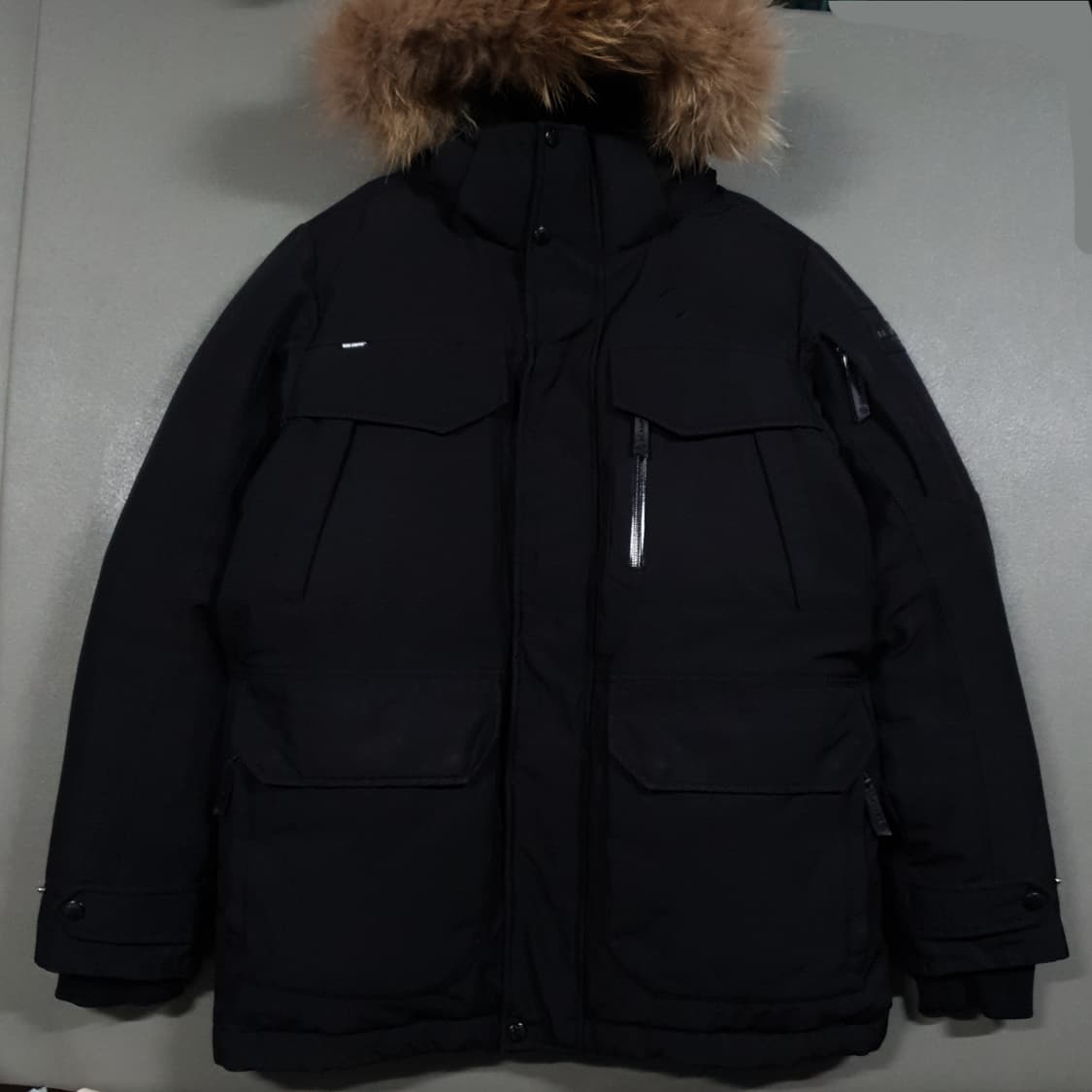 95 (M) 빈폴 아웃도어 고어텍스 윈드스토퍼 폴라 구스 다운 패딩 점퍼 상품이미지1