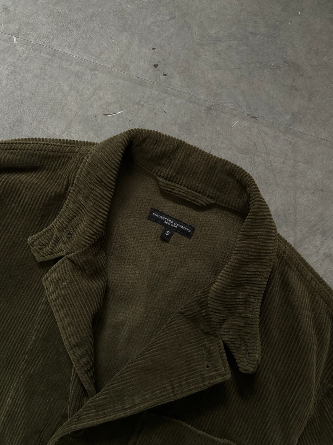 ENGINEERED GARMENTS 엔지니어드 가먼츠 올리브 로이터 골덴 상품이미지7