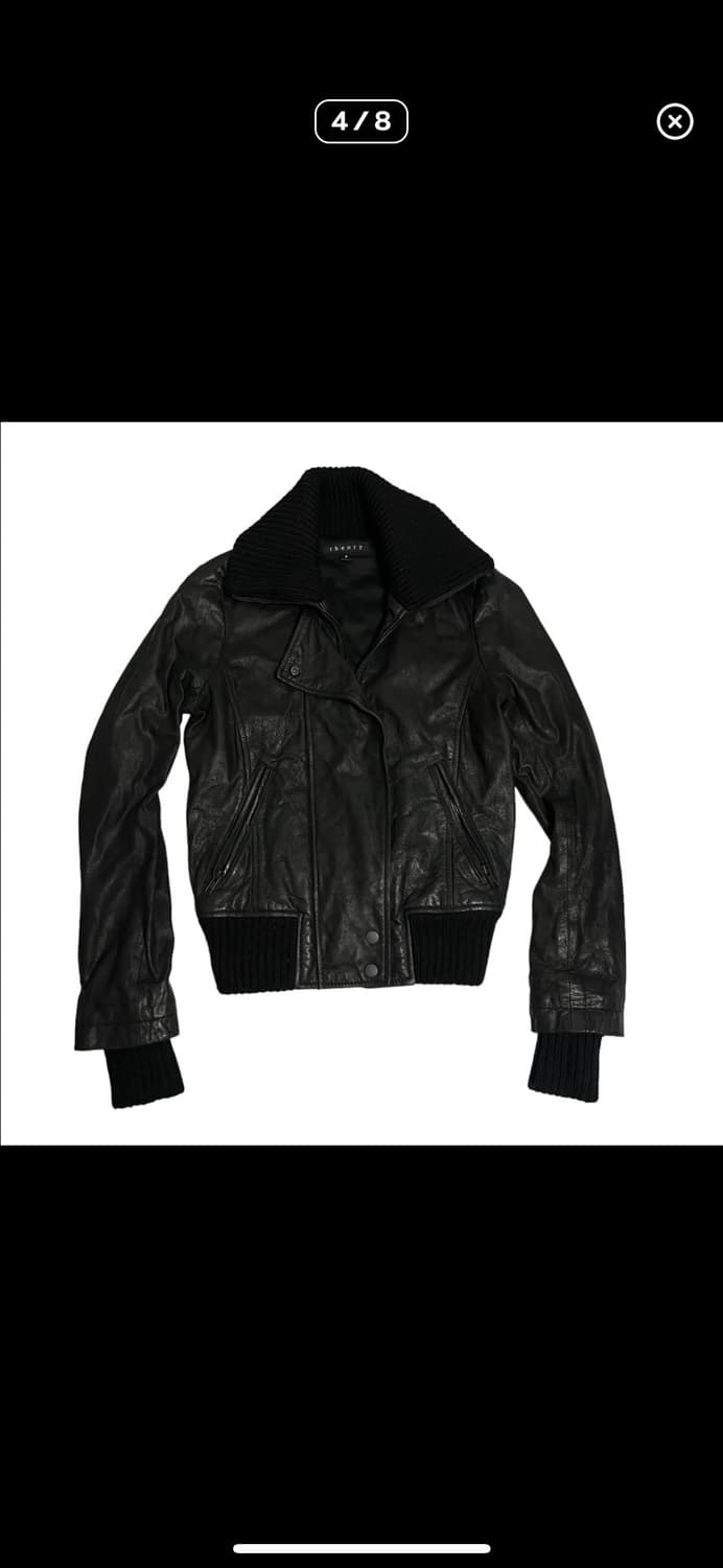 띠어리 양가죽 레더자켓 상품이미지4