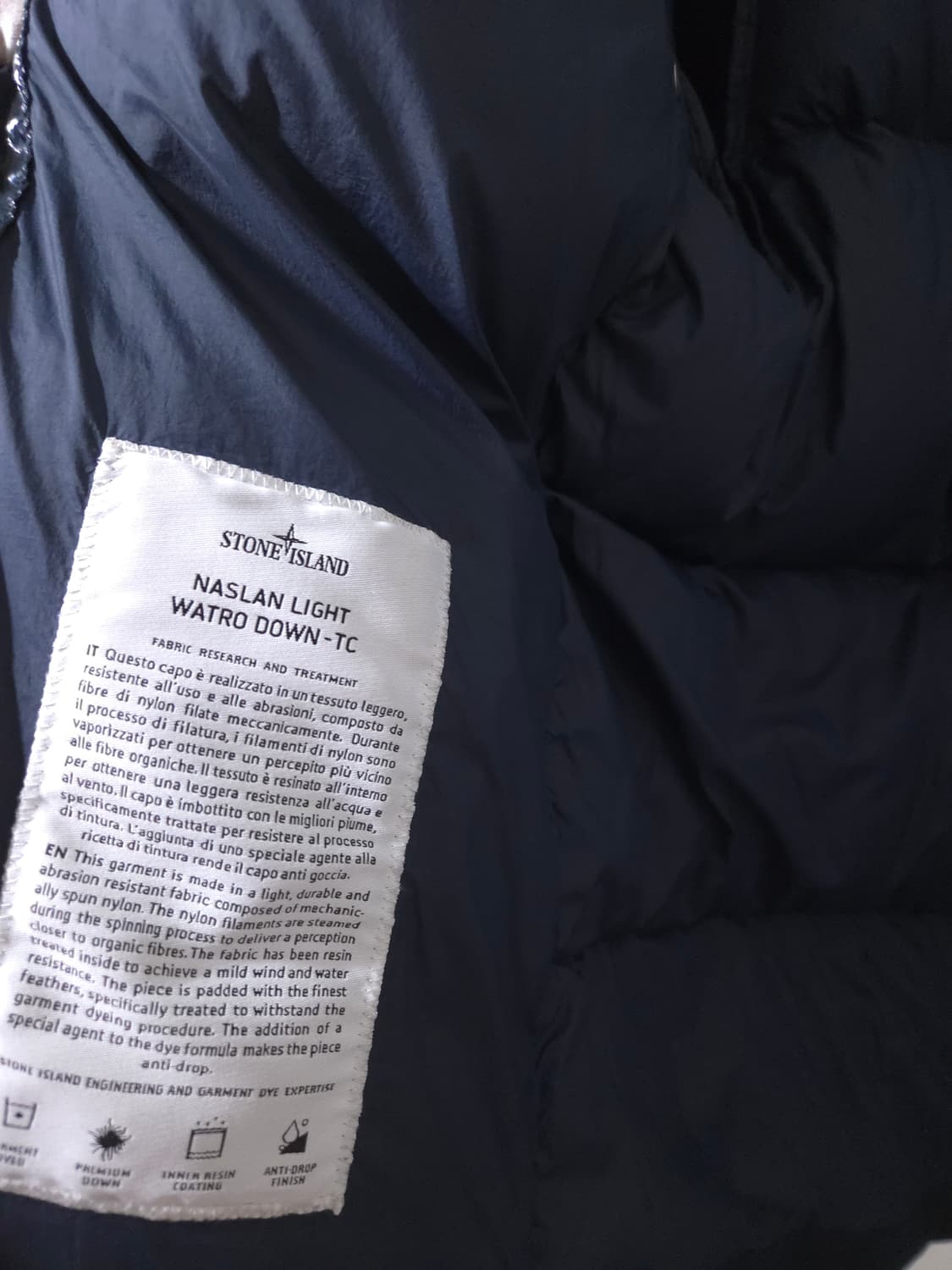 [새상품급, 21FW] 스톤아일랜드 나슬란 와트로 다운 패딩  상품이미지7