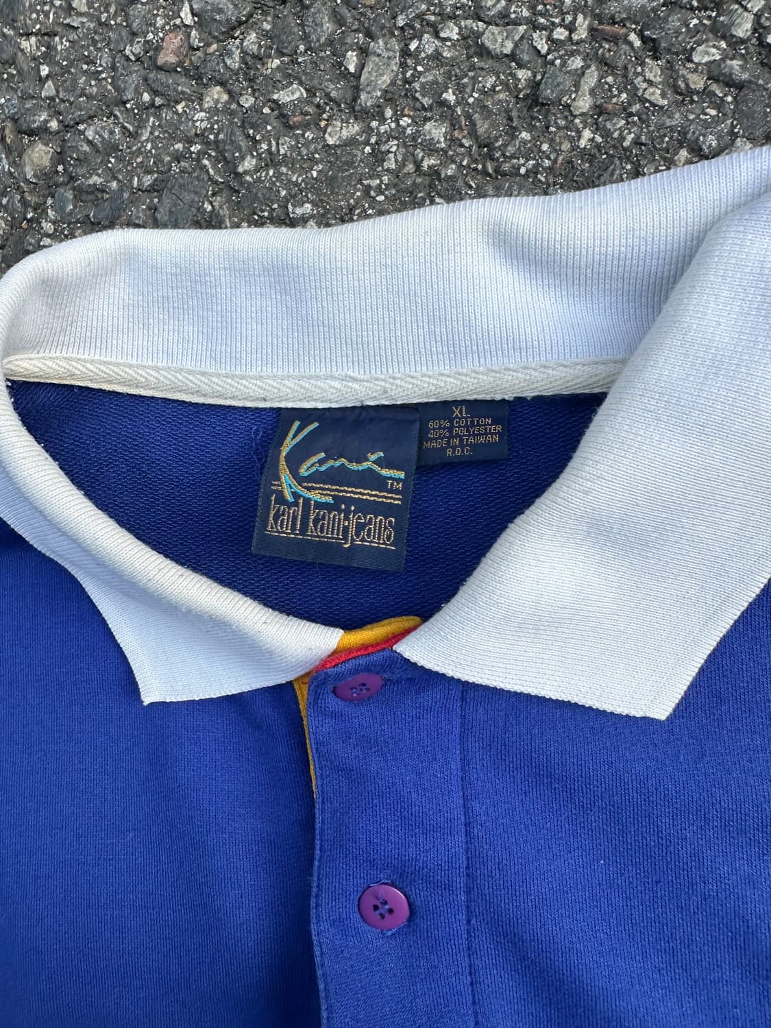 빈티지 90s 칼카니 폴로 셔츠 상품이미지4