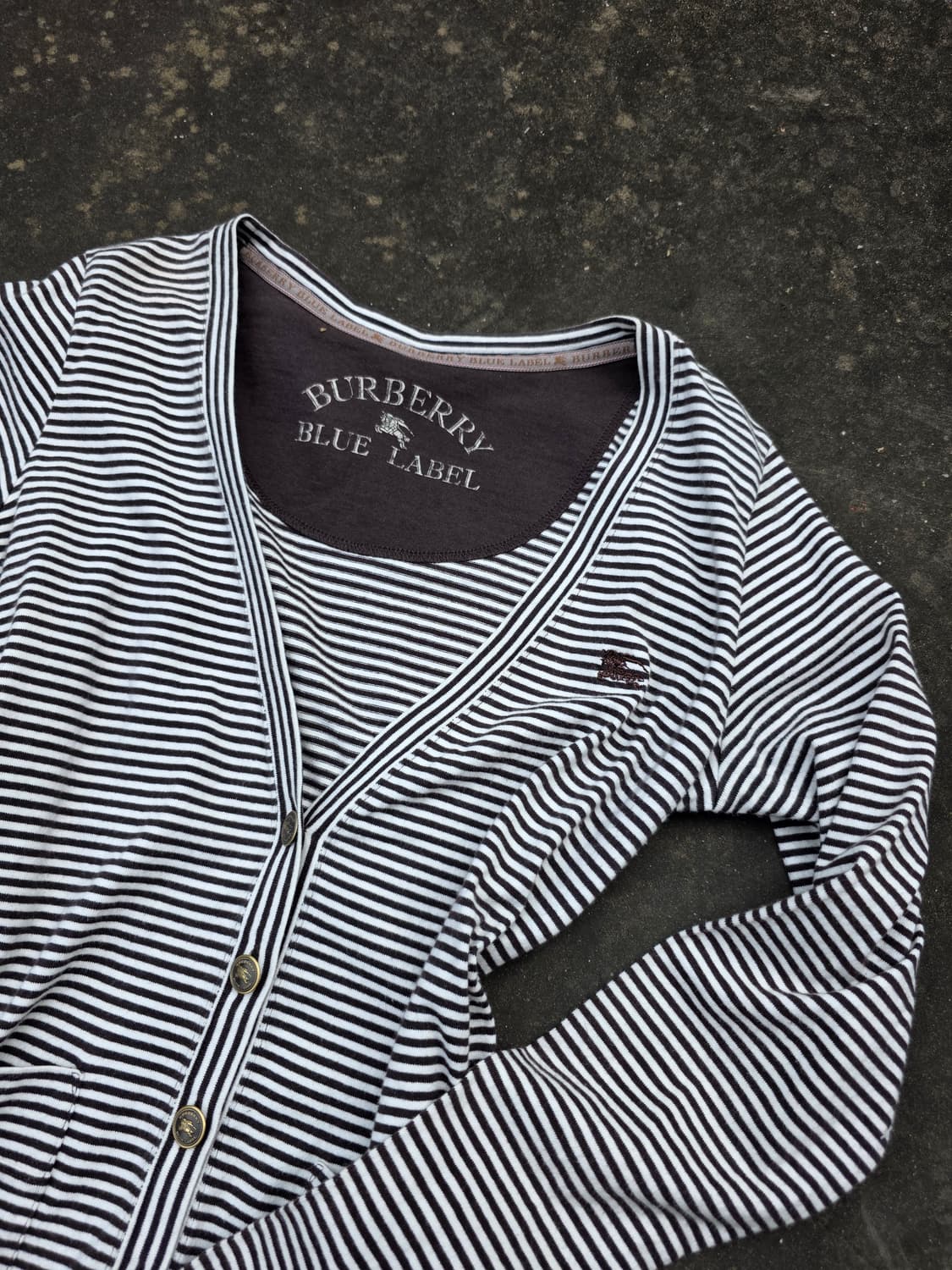 버버리 단가라 가디건 상품이미지2