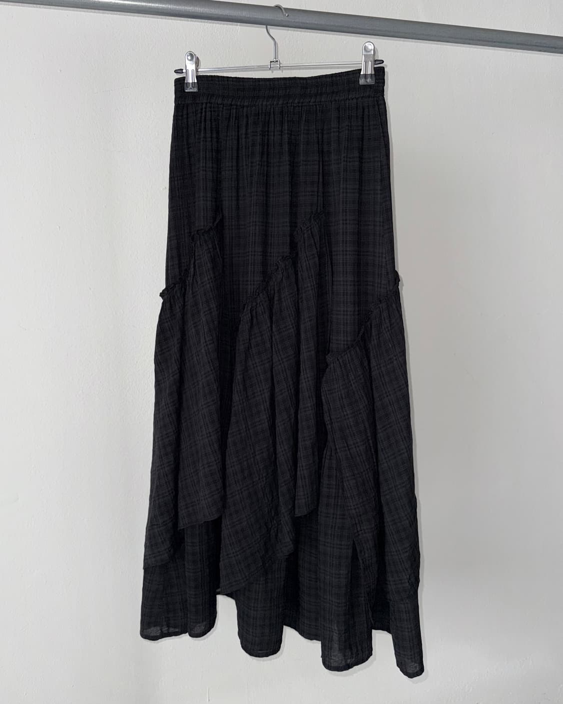 빈티지 체크 스커트 상품이미지5