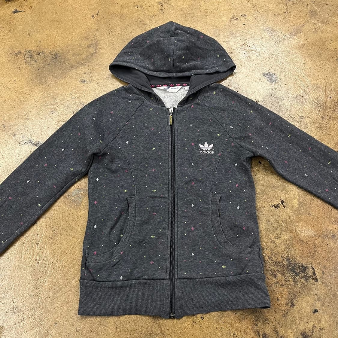 [정품/85] 아디다스 플라워 패턴 후드집업 b8 상품이미지3