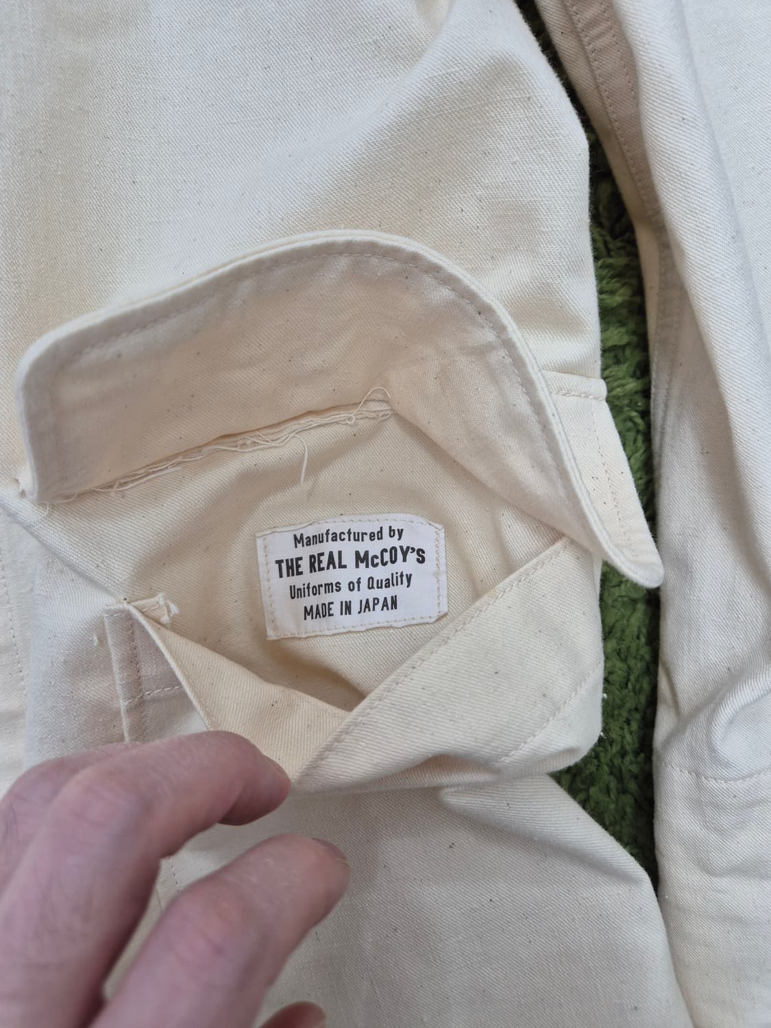 REAL McCOY'S U.S.ARMY COOK COTTON JACKET 상품이미지8