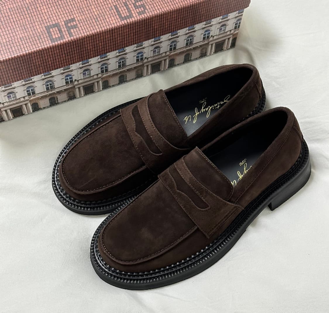 STU 스웨이드 로퍼 43사이즈 새상품 상품이미지1