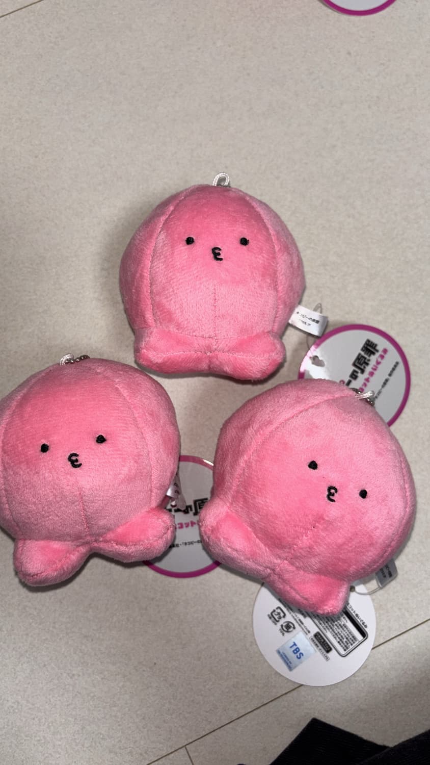 (일본 정품) 타코피의 원죄 마스코트 키링 인형 - 기본 표정 상품이미지1