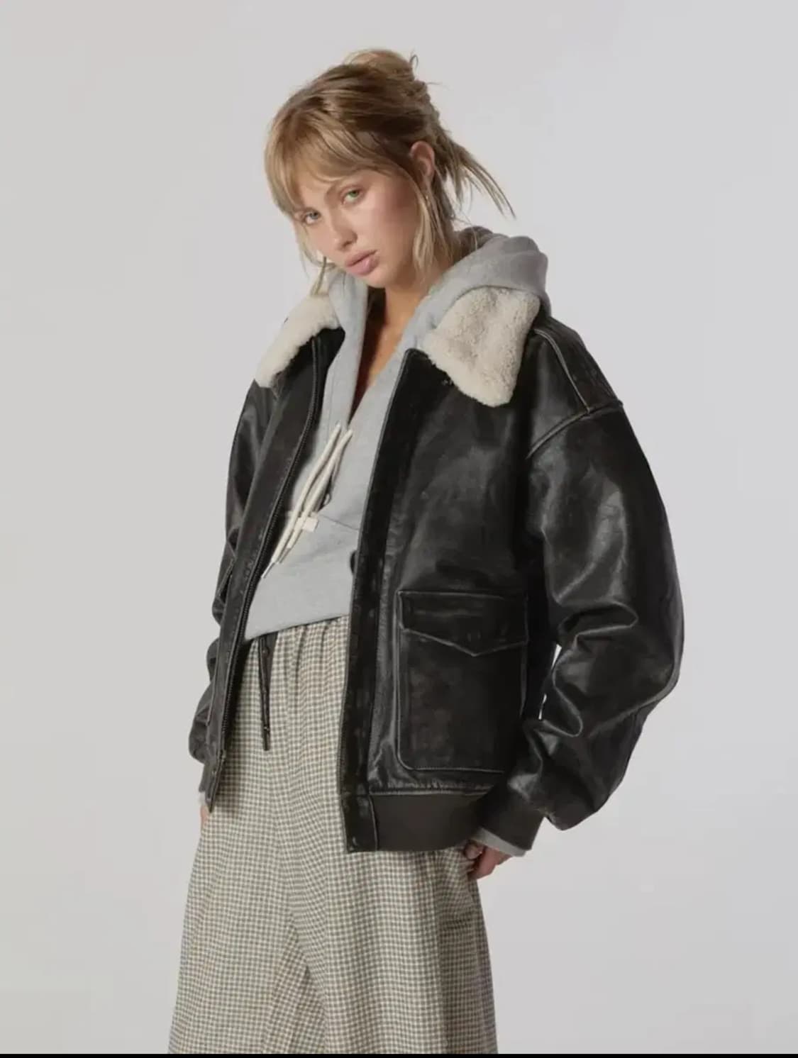 글로니 에어포스 레더 자켓 m 상품이미지1