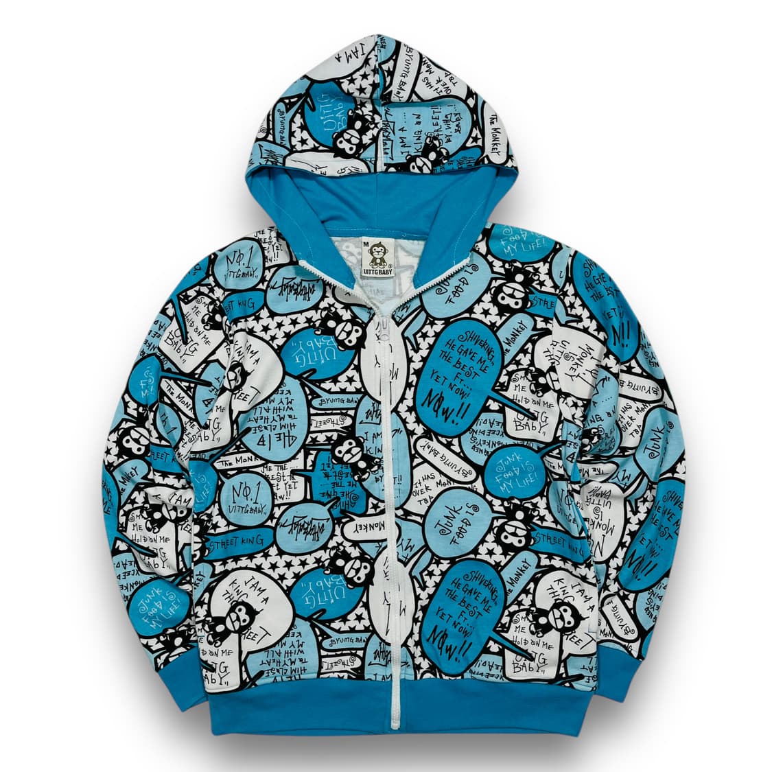 UITTG BABY Monkey Cartoon Hooded Zip-Up 상품이미지2