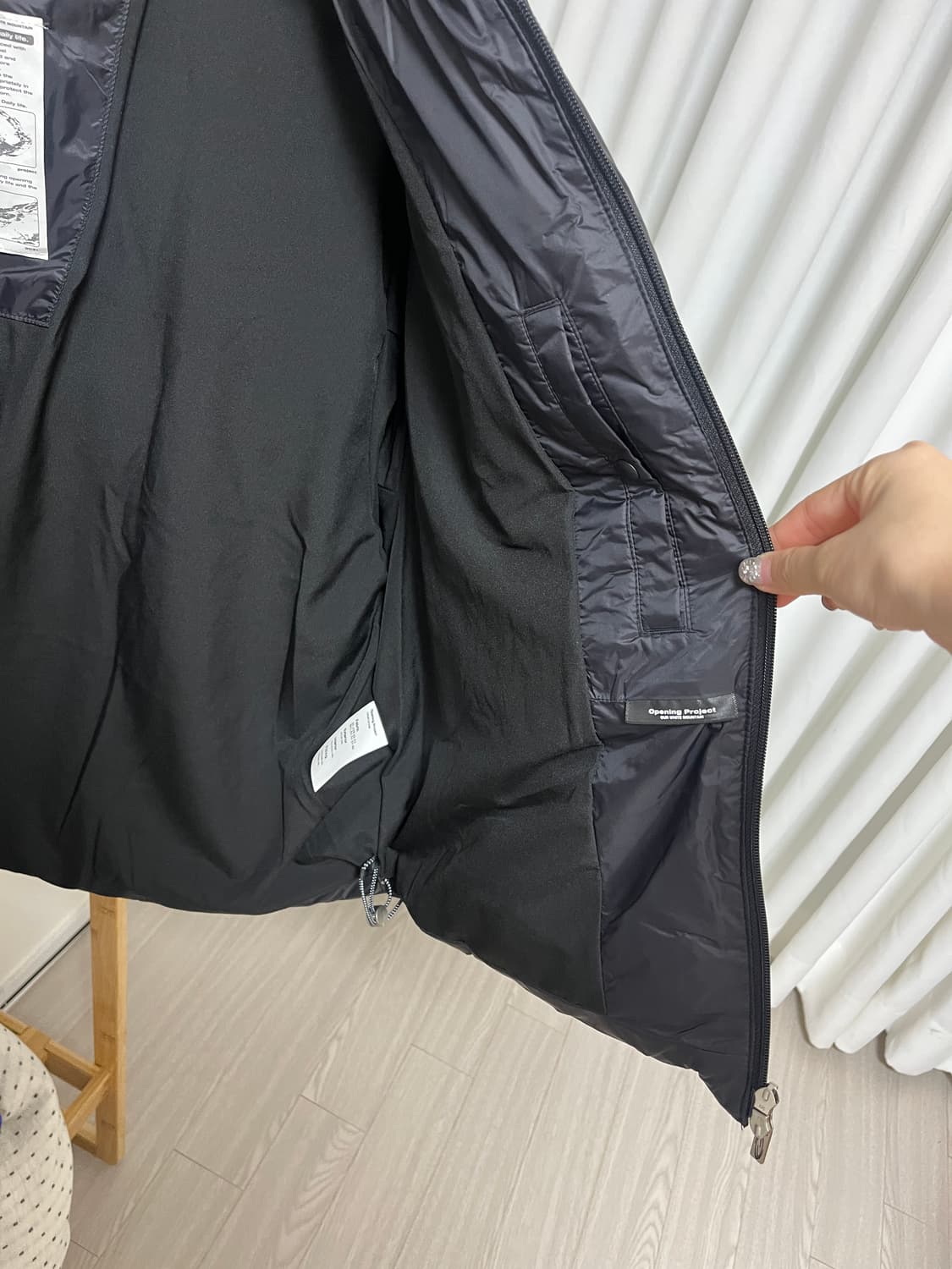 오프닝프로젝트 덕다운 패딩 스몰 상품이미지3