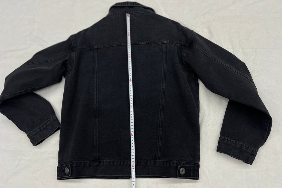 블랙 데님 할리 자켓 상품이미지7