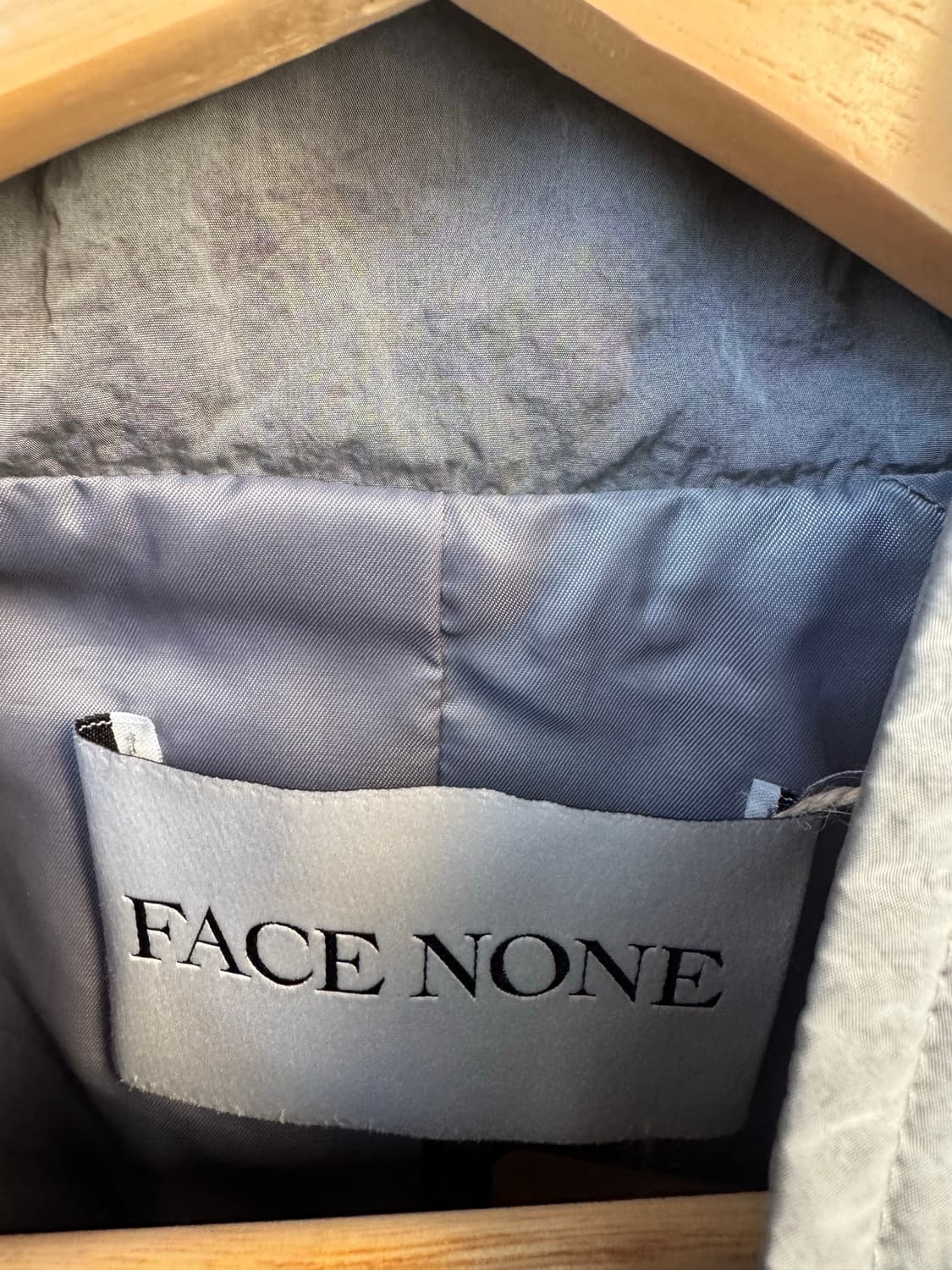 FACENONE 페이스넌 나일론 크롭 밴딩 오버넥 바람막이 자켓 F 상품이미지3