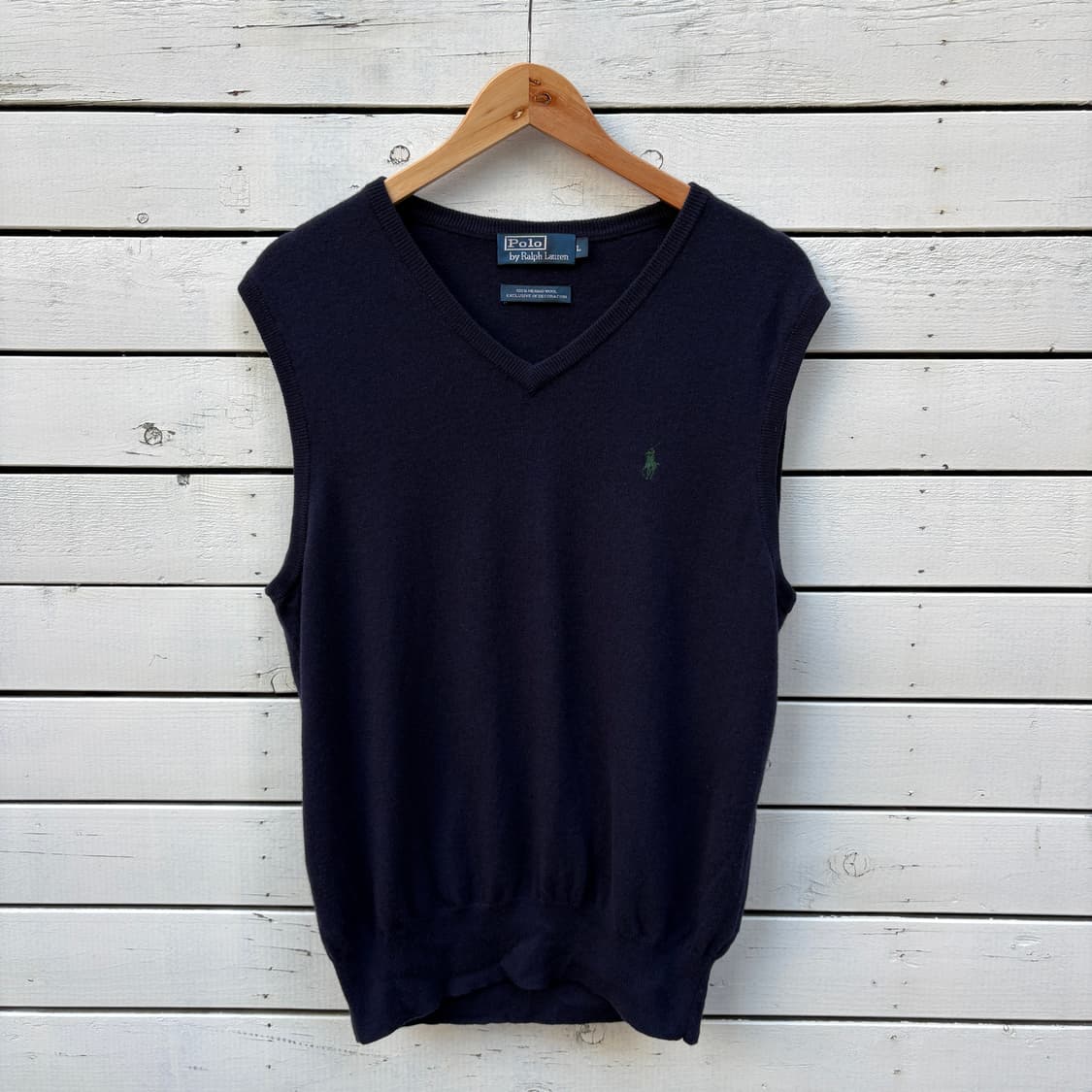 Polo 폴로 울 니트 조끼 베스트 상품이미지1