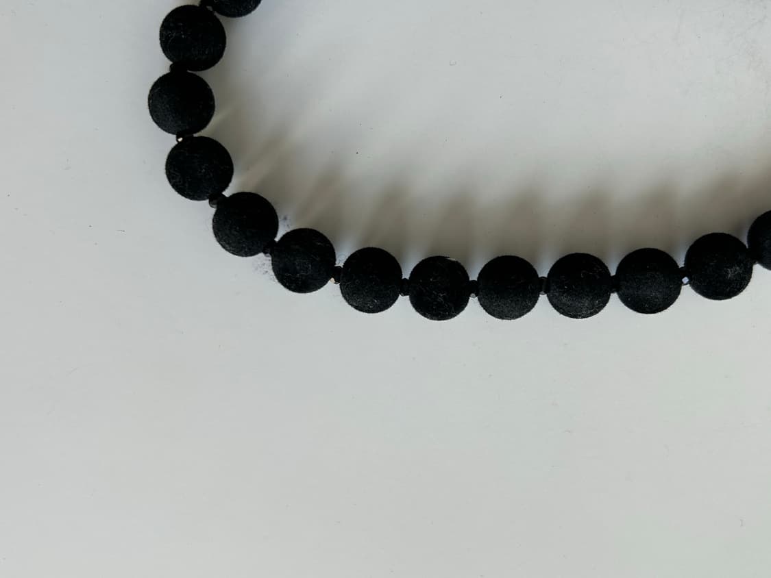 벨벳 블랙 볼 초커 상품이미지3