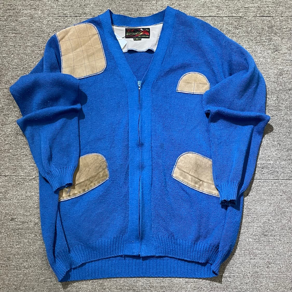 (XL) USA Kandel 블루 슈팅 가디건 상품이미지3