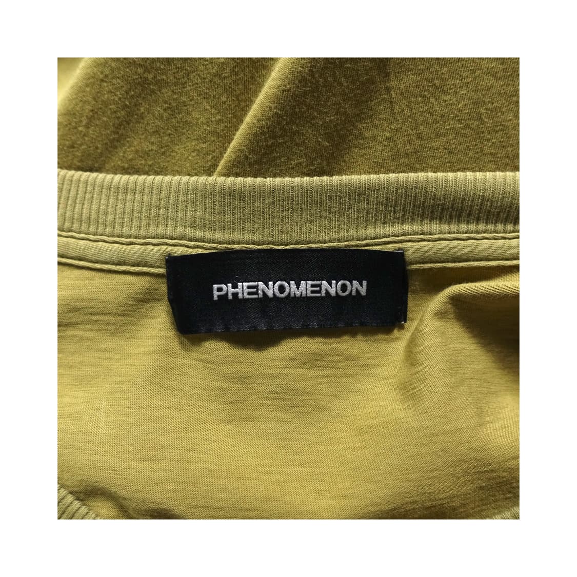 PHENOMENON 페노메논 아카이브 올리브 가먼트다잉 롱슬리브 티셔츠 상품이미지8
