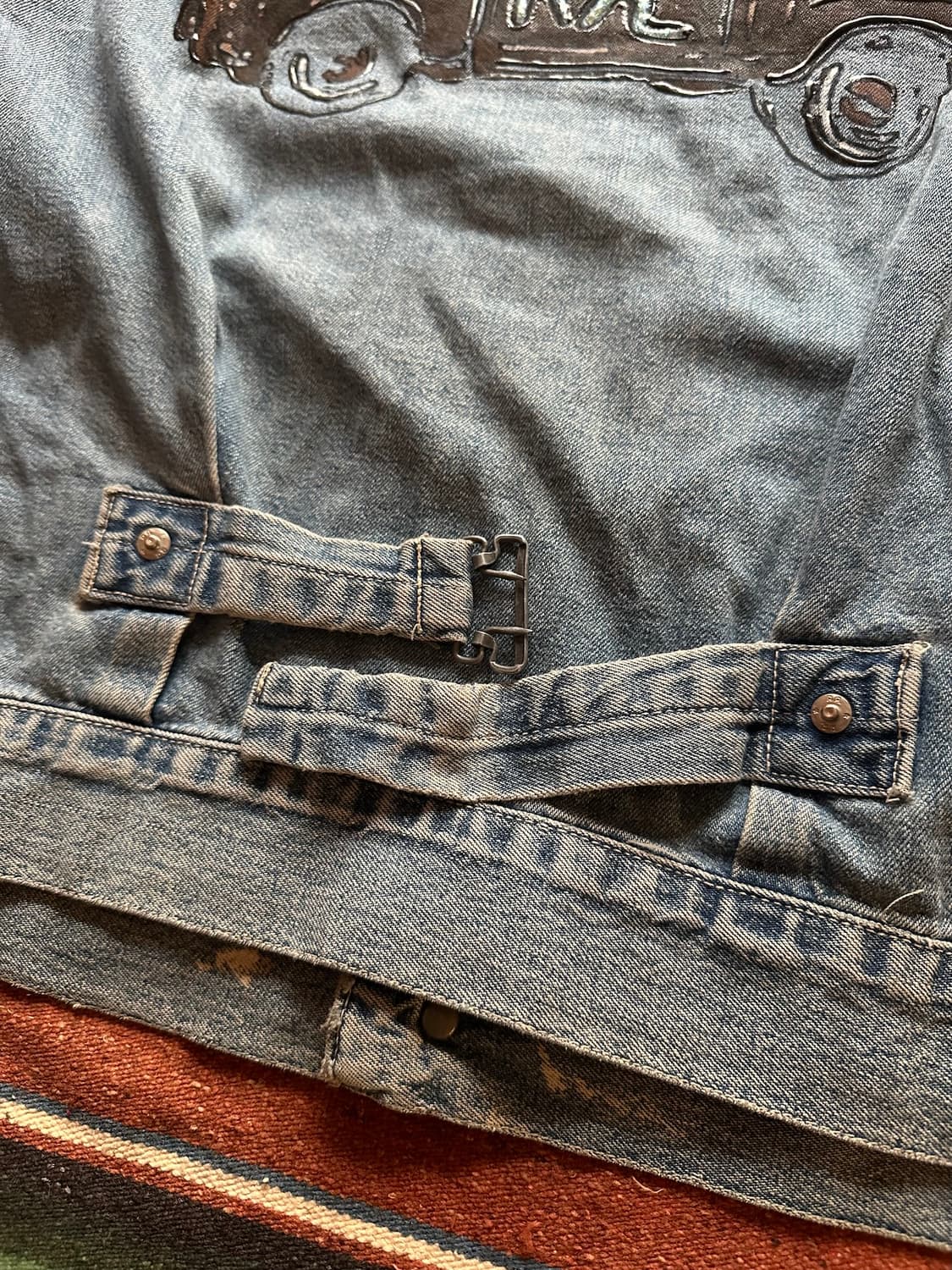 90s USA 빈티지 더블알엘 RRL 2세대 데님 자켓 상품이미지9