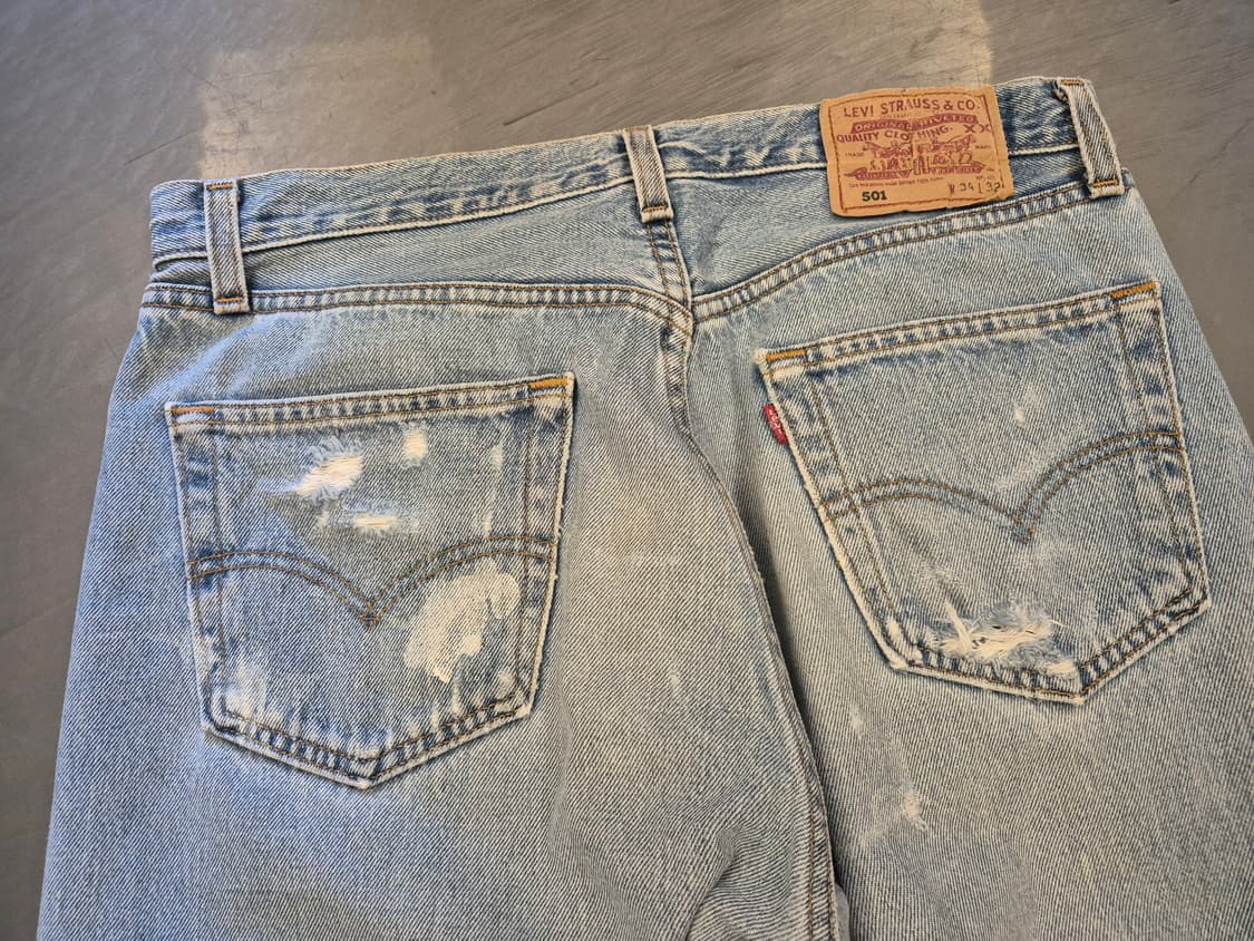 90s 리바이스 501 데님 팬츠 상품이미지5