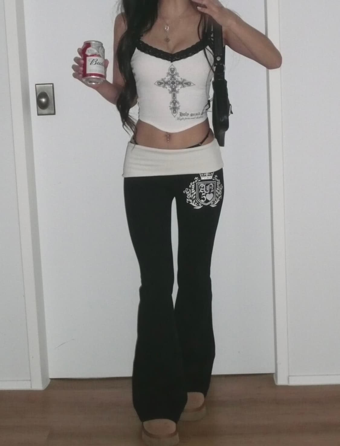 [Angelnumber555]AN5 bootscut folded pant 상품이미지1