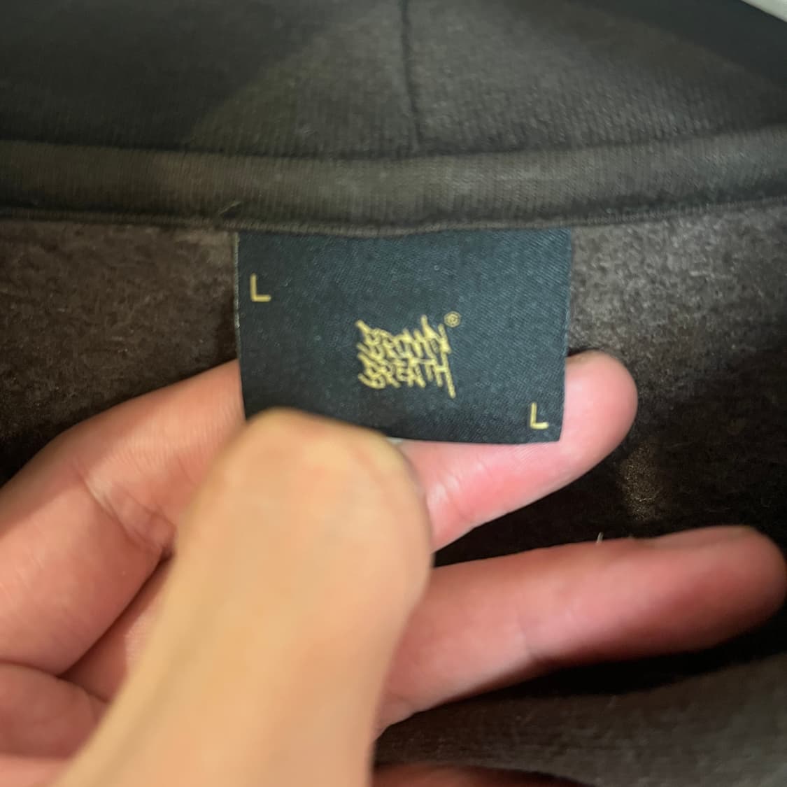 (L 사이즈) 브라운브레스 후드티 상품이미지5