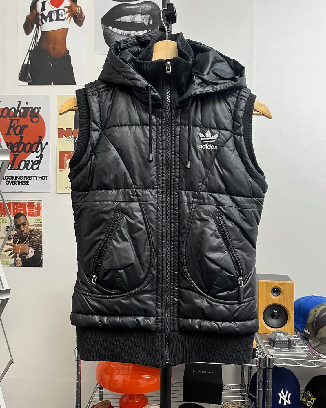 아디다스 00s 글로시 패딩 베스트 상품이미지4