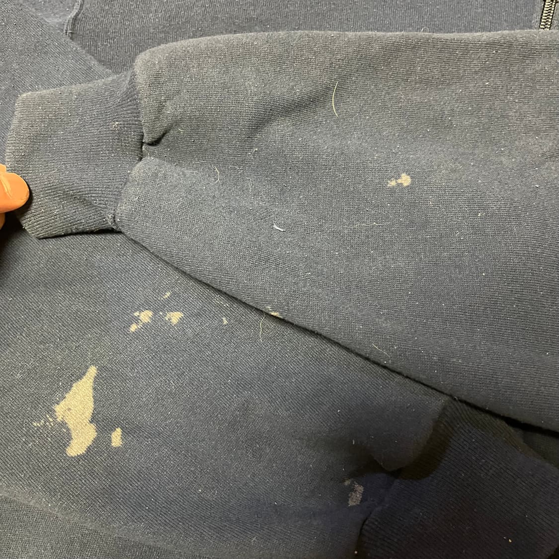 [L] 90s 빈티지 러셀 후드집업 네이비 상품이미지5