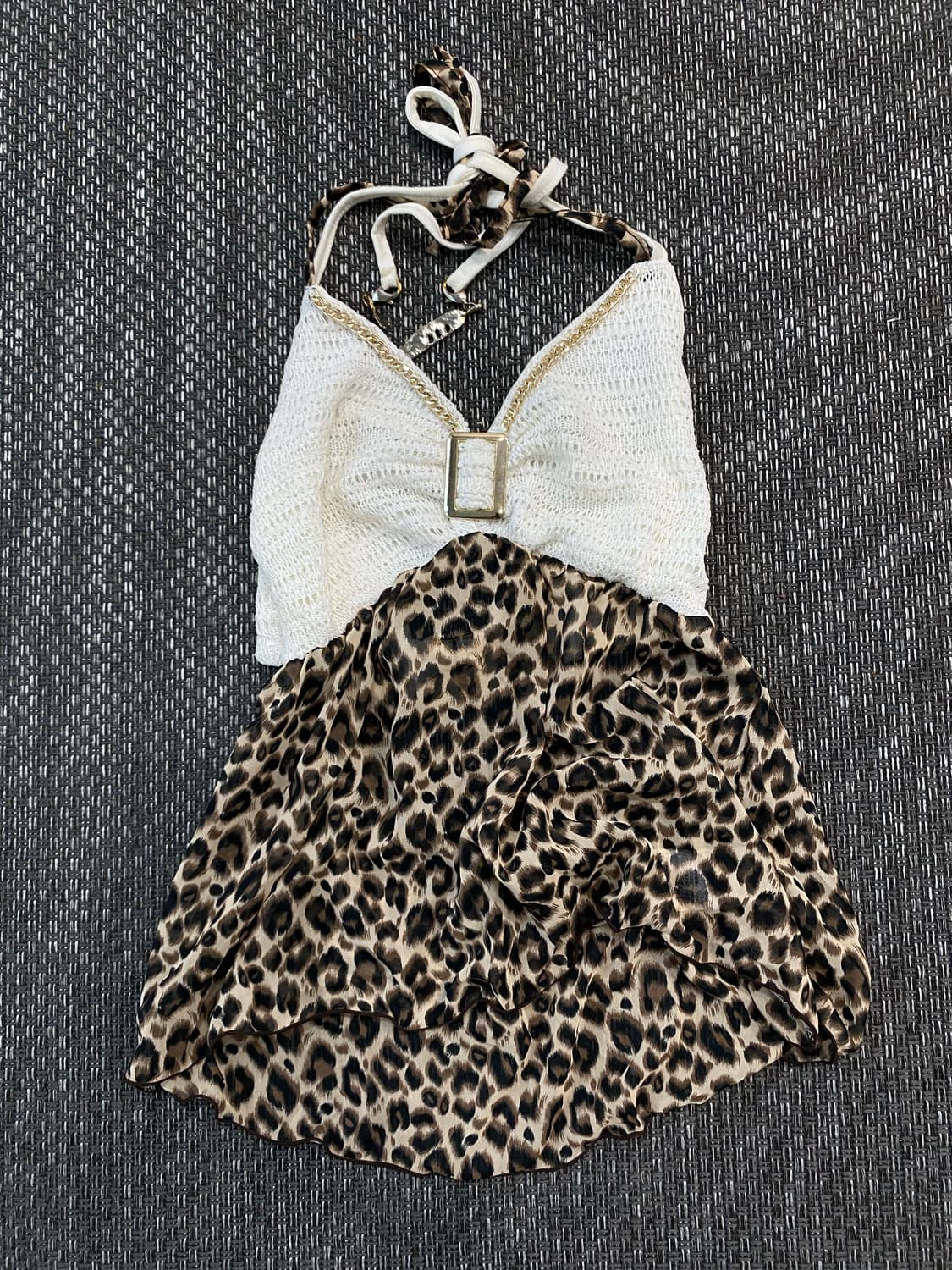 [D.I.A]2000s Leopard halter camisole top 상품이미지3