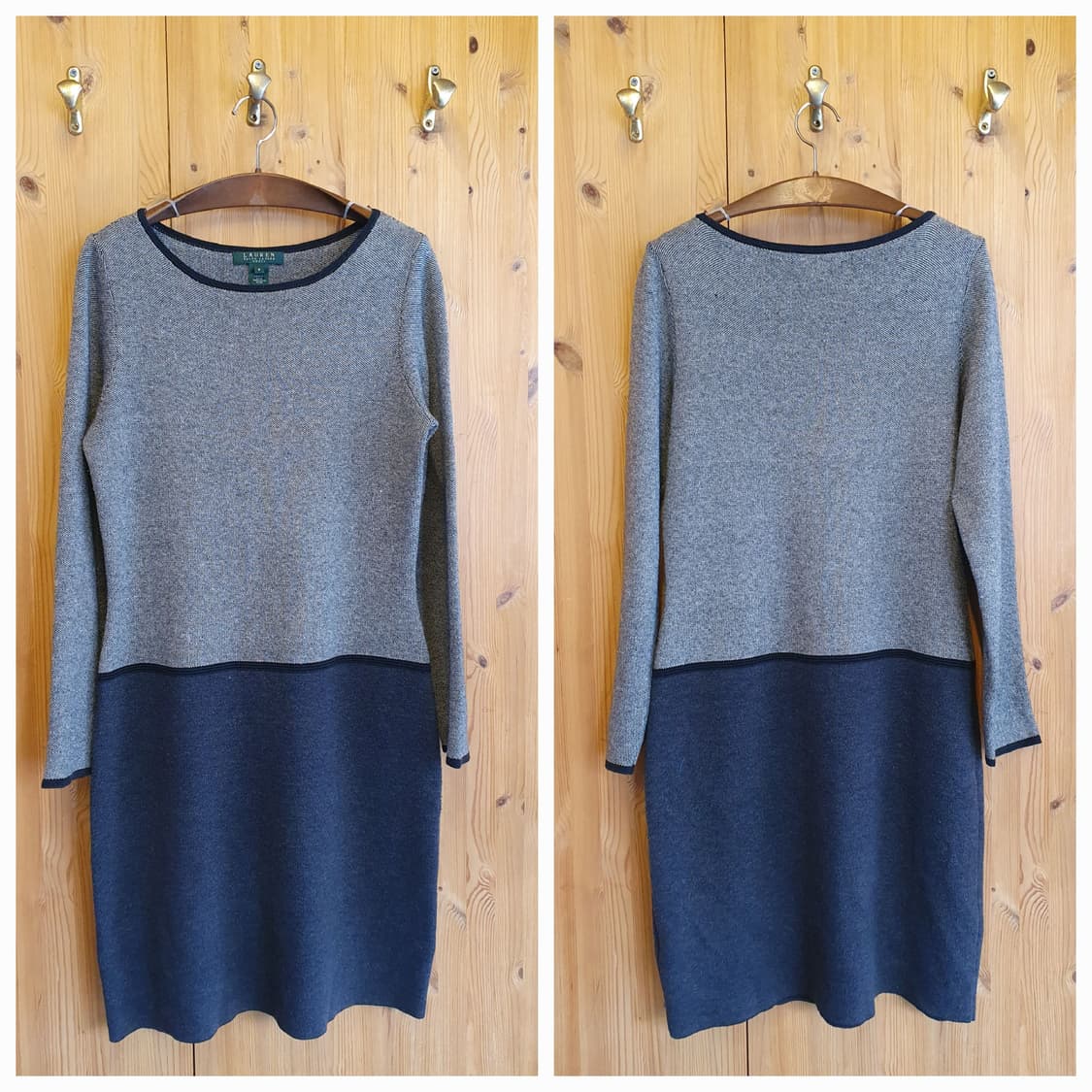 55/슬림66.랄프로렌 와이드라운드 스판원피스 상품이미지1