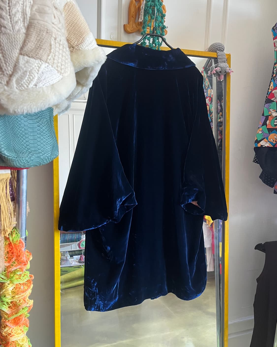 ~1990s MITSUKOSHI Velour Hanten Robe 상품이미지7