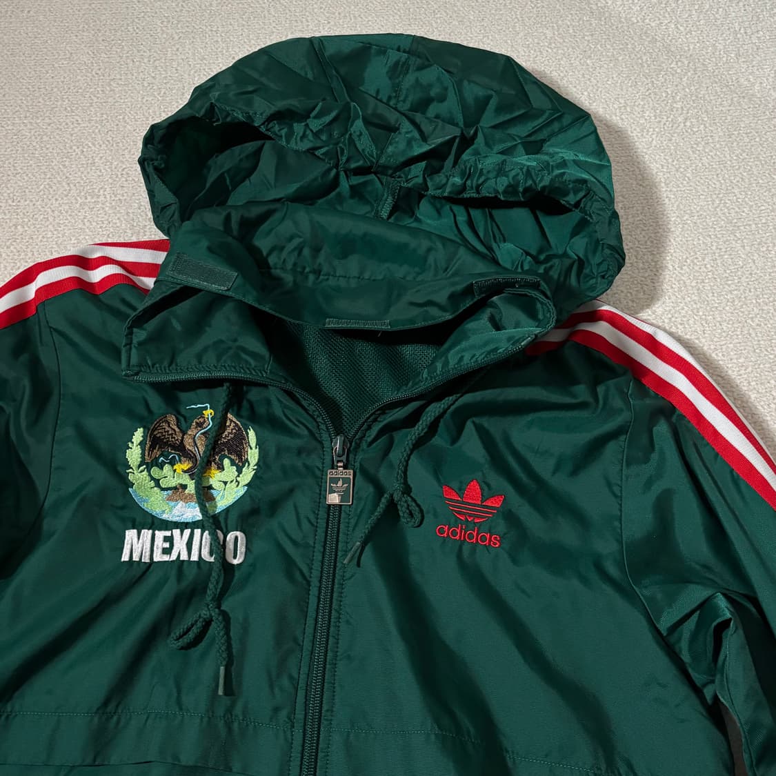 아디다스 멕시코 그린 파이어버드 바람막이 상품이미지6