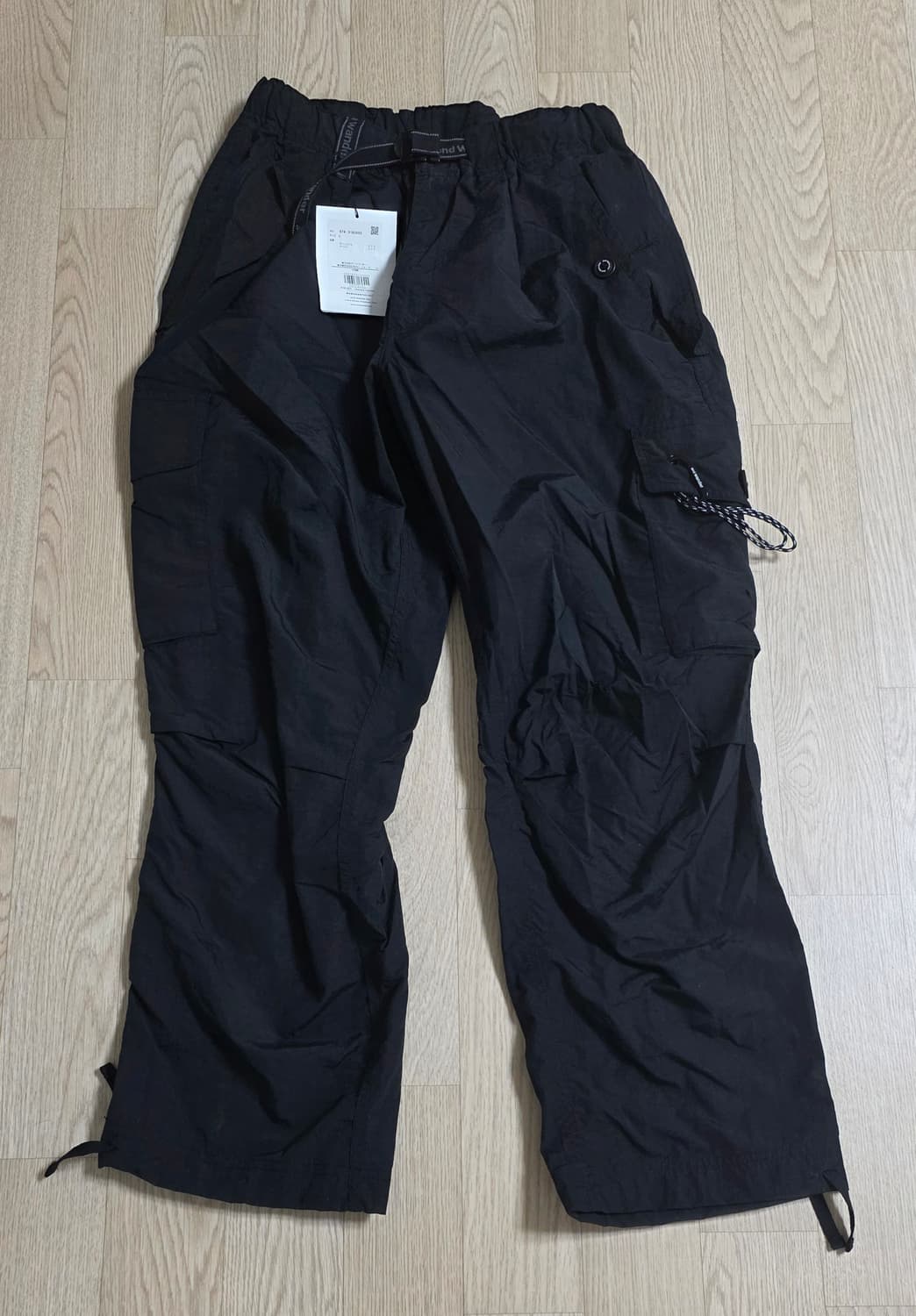 and wander　
카고팬츠 574-3182055 블랙 (사이즈：S) 상품이미지1
