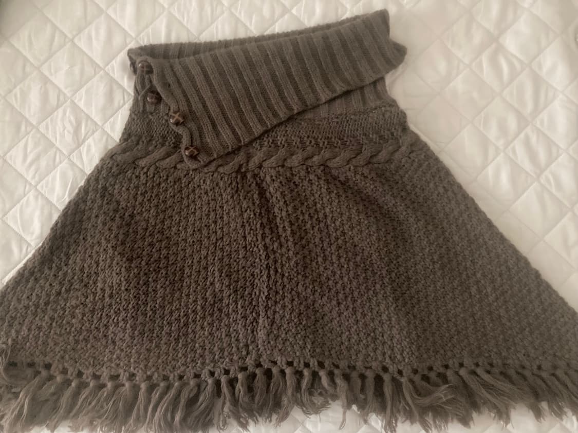 모리걸 니트케이프 상품이미지1