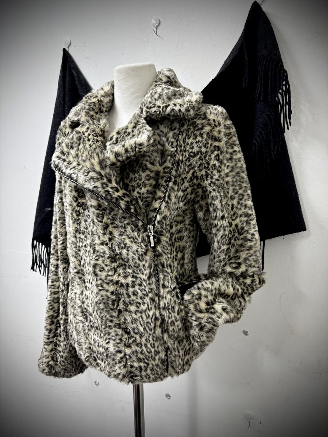 Y2K&Gyaru Mood Leopard Fleece Rider Side 상품이미지9