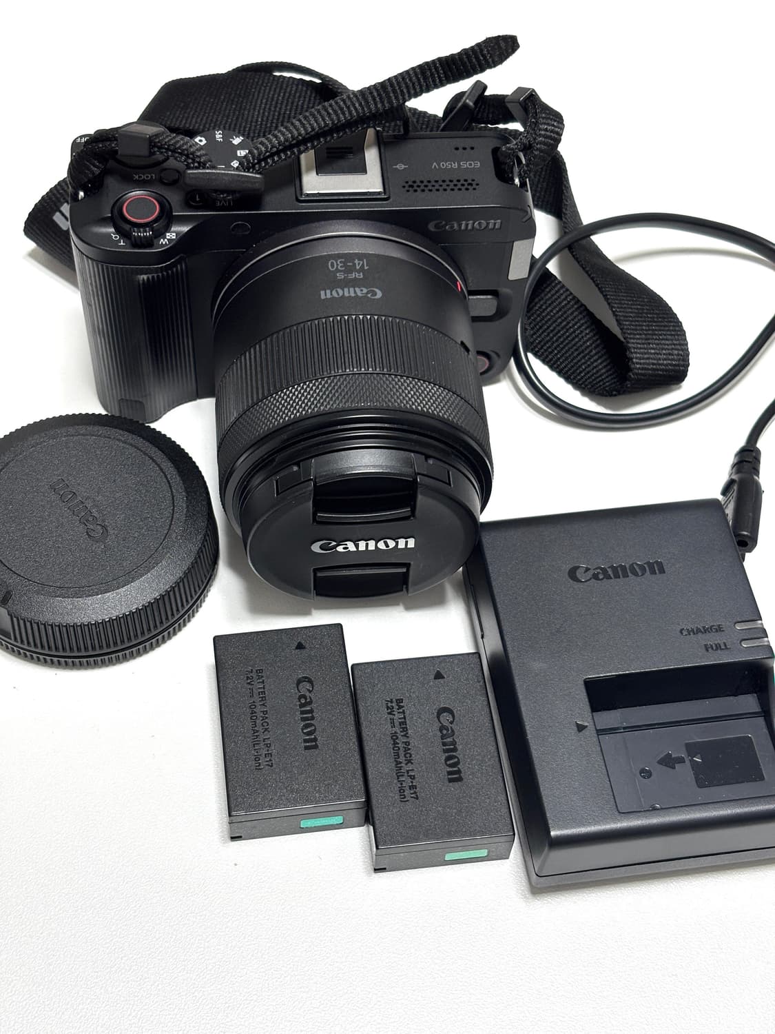 캐논 R50V 14-30mm 번들킷 + 추가 배터리 + 가방 일괄 상품이미지2