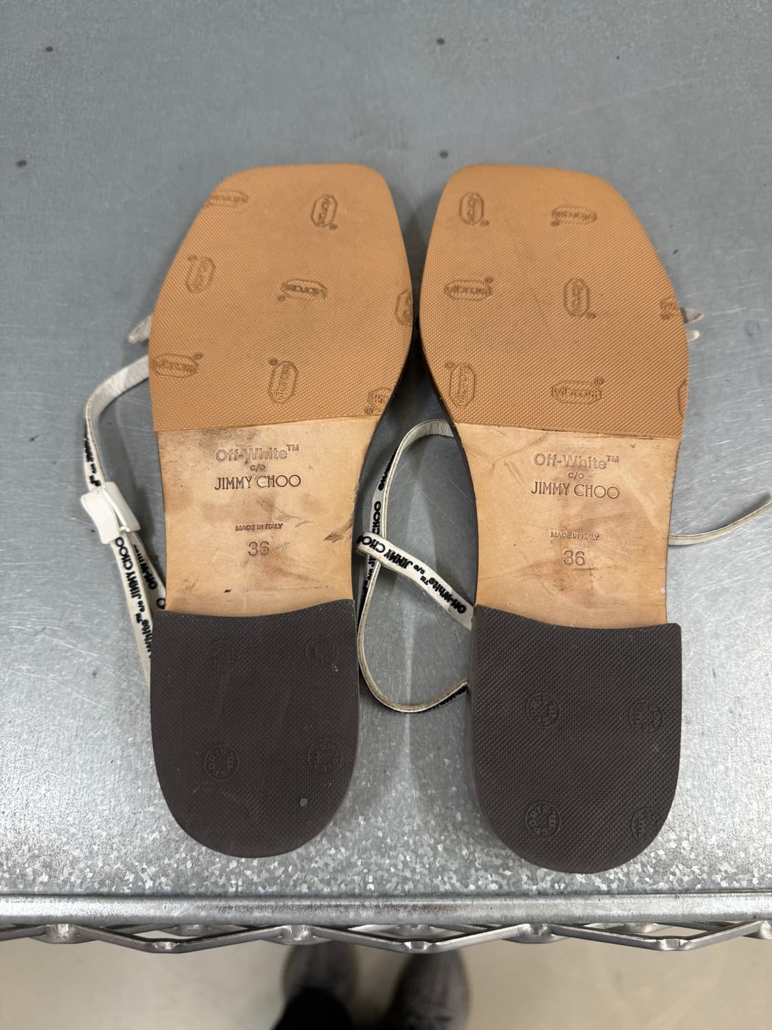 지미추 x 오프화이트 플랫 슈즈 36 상품이미지3