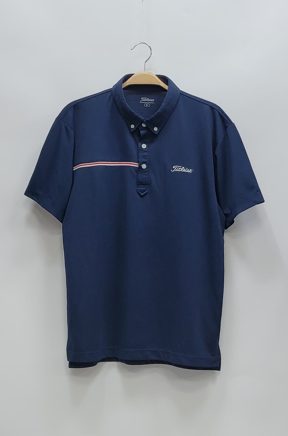 Titleist 타이틀리스트 쿨링 프린트 라인 티셔츠 / 남 3L 네이비 상품이미지1